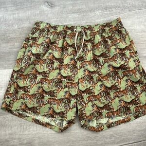 Limited Edition - Larusmiani swim trunks with cheetah detailing.